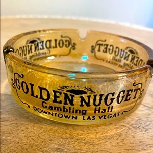 Golden Nugget Gambling Hall Downtown Las Vegas Vintage Ashtray 🎲🎰